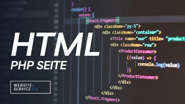 Webseite: Produkt oder Leistung, ohne Text inkl. 1 Bild
