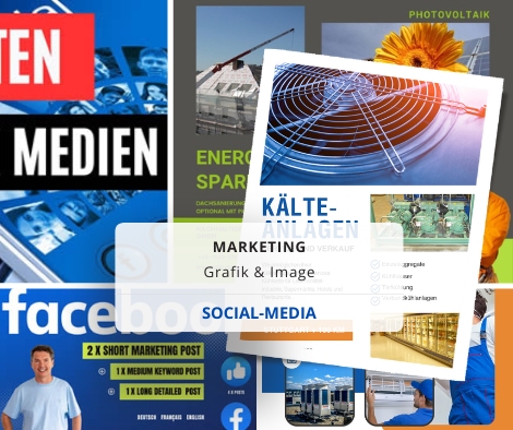 Werbegrafik - Social Media Marketingbild