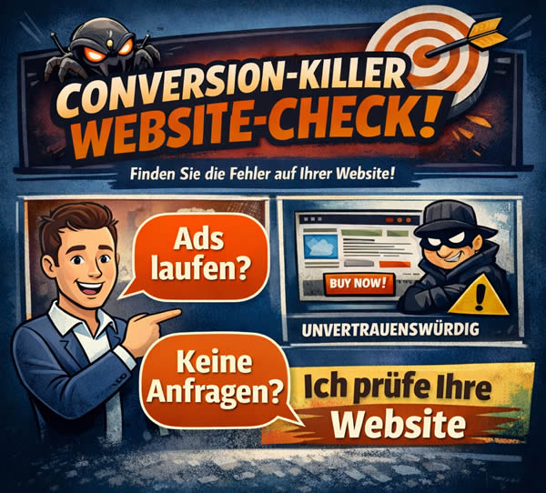 Conversion-Killer: Website-Check – Ads Budget Retter