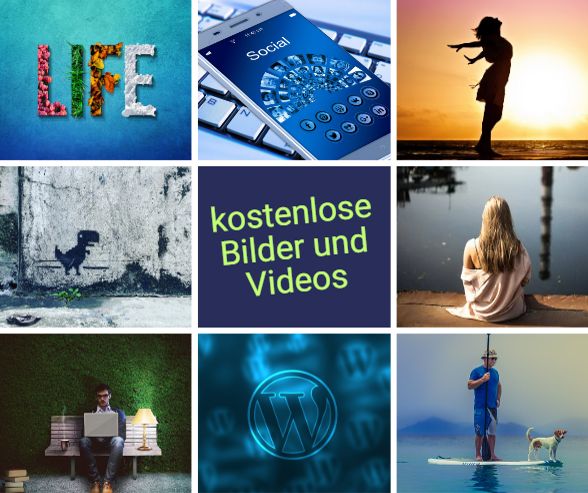 Kostenlose Bilder und Videos für Ihre eigene Website