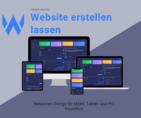 Website erstellen lassen. Responsiv Design für Mobil, Tablet- und PC-freundlich